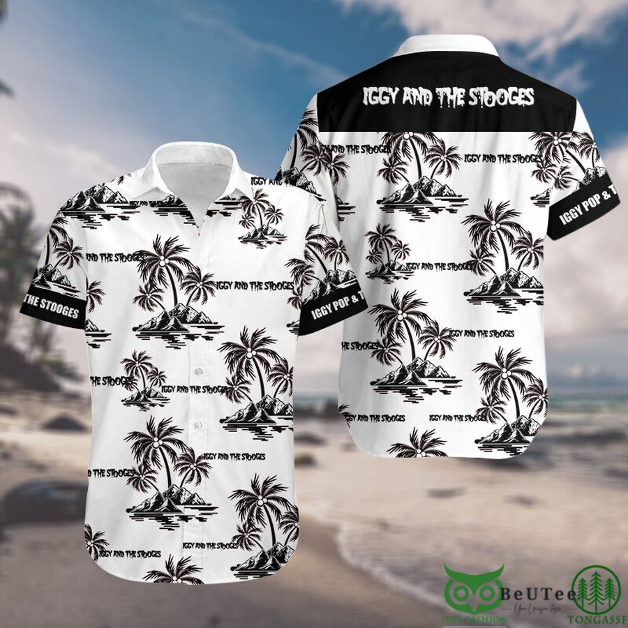 27 Iggy Pop and the Stooges Palm Tree Hawaiian shirt