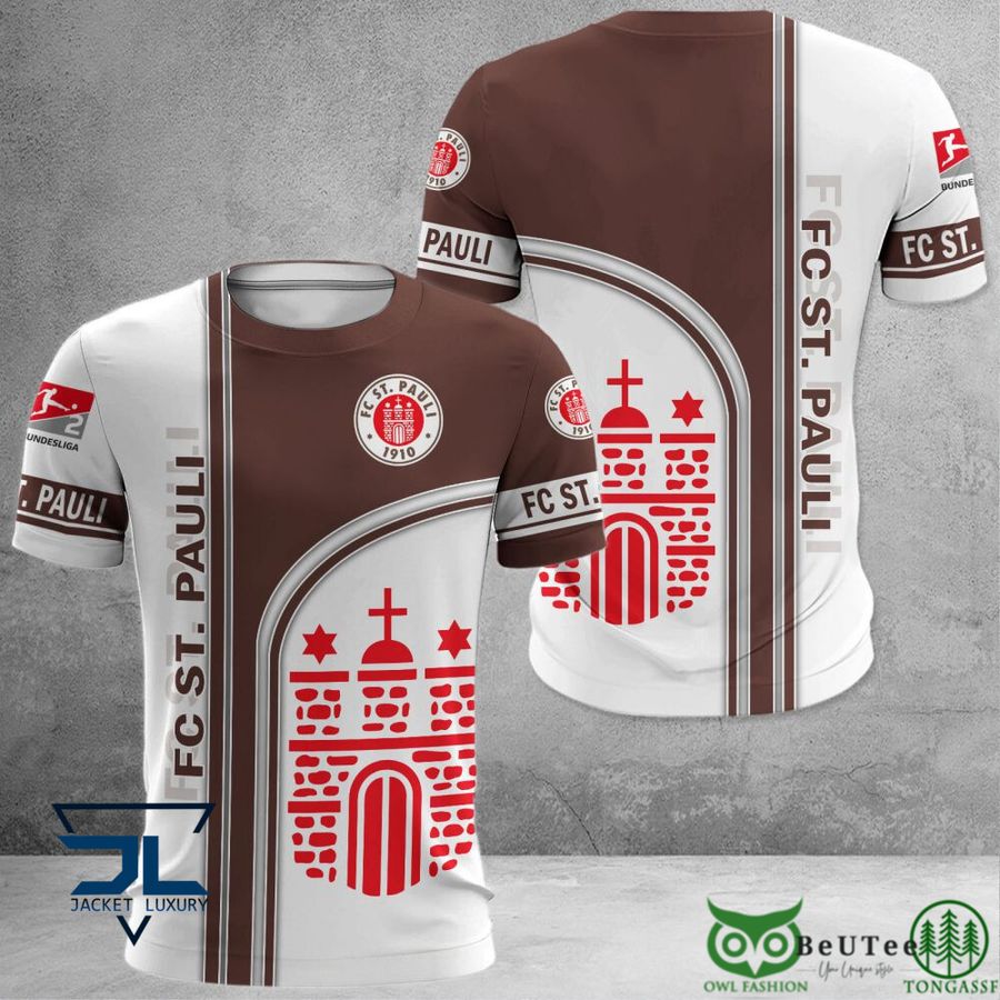 65 FC St. Pauli Bundesliga 3D Printed Polo T shirt