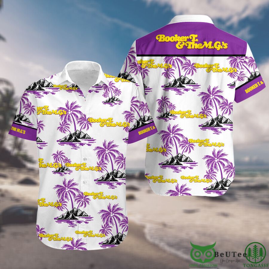 Booker T. and the M.G.’s Palm Tree Hawaiian shirt Rock