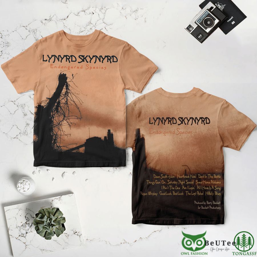 LYNYRD SYNYRD Endangered Species ROCK 3D T-shirt