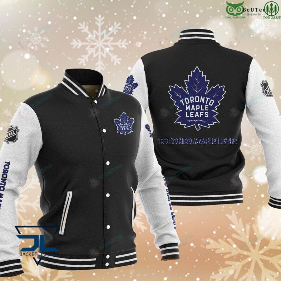 8 National Hockey League Toronto Maple Leaf NHL baseball varsity jacket