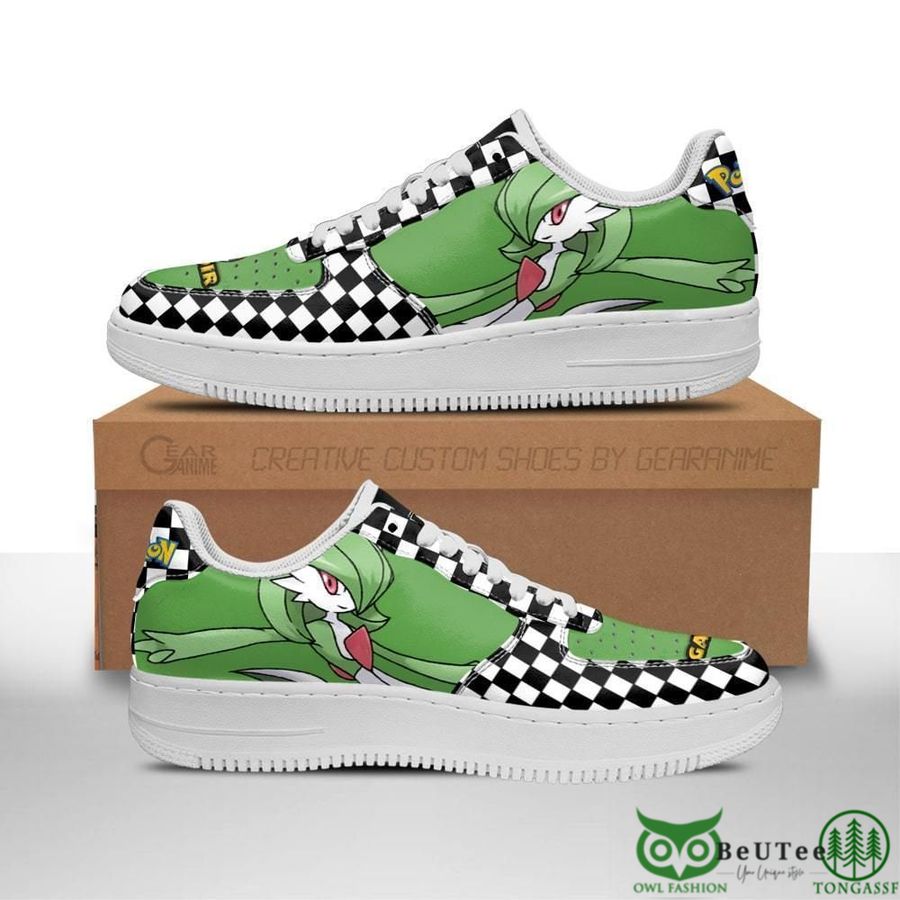 Poke Gardevoir Air Sneakers Checkerboard Pokemon NAF Shoes