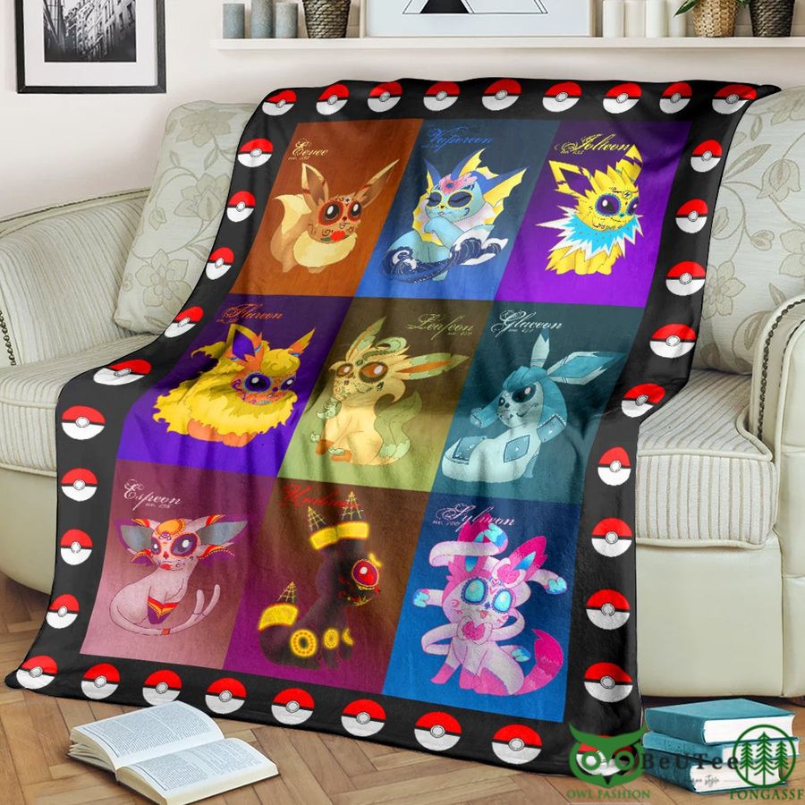 Buy Your Pokémon Eevee Evolutions Blanket (Free Shipping) - Merchoid