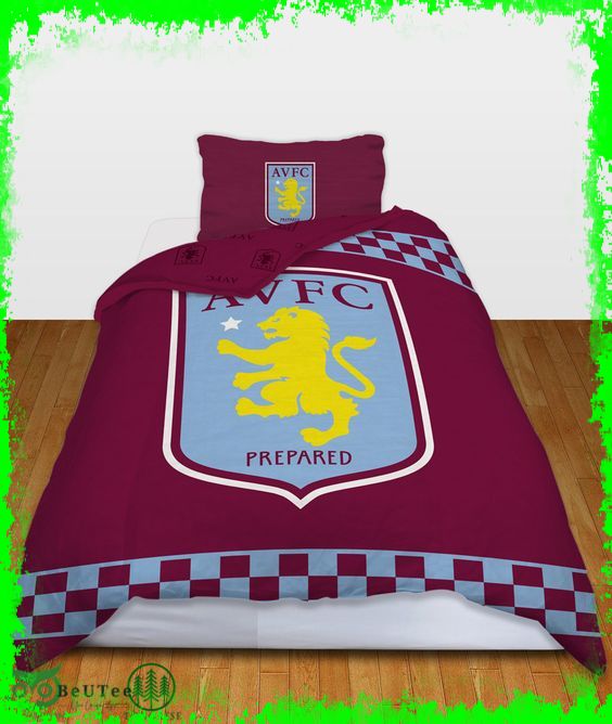 Aston Villa FC Claret Blue Bedding Set