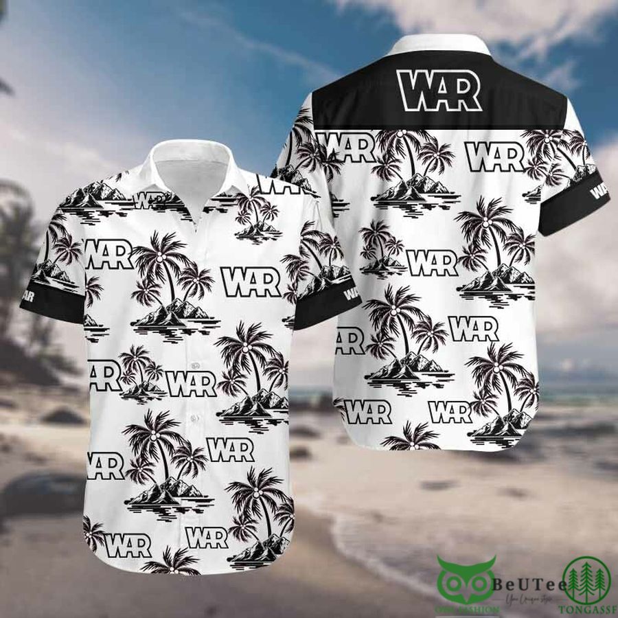 War Palm Tree Hawaiian shirt Rock