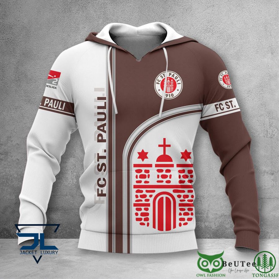 60 FC St. Pauli Bundesliga 3D Printed Polo T shirt