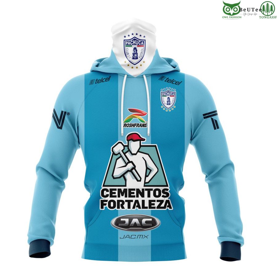 63 LIGA MX C.F. Pachuca Away Kits 3D Hoodie T shirt