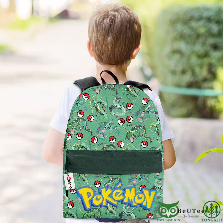 58 Rayquaza Backpack Custom Pokemon Anime Bag Gifts Ideas for Otaku