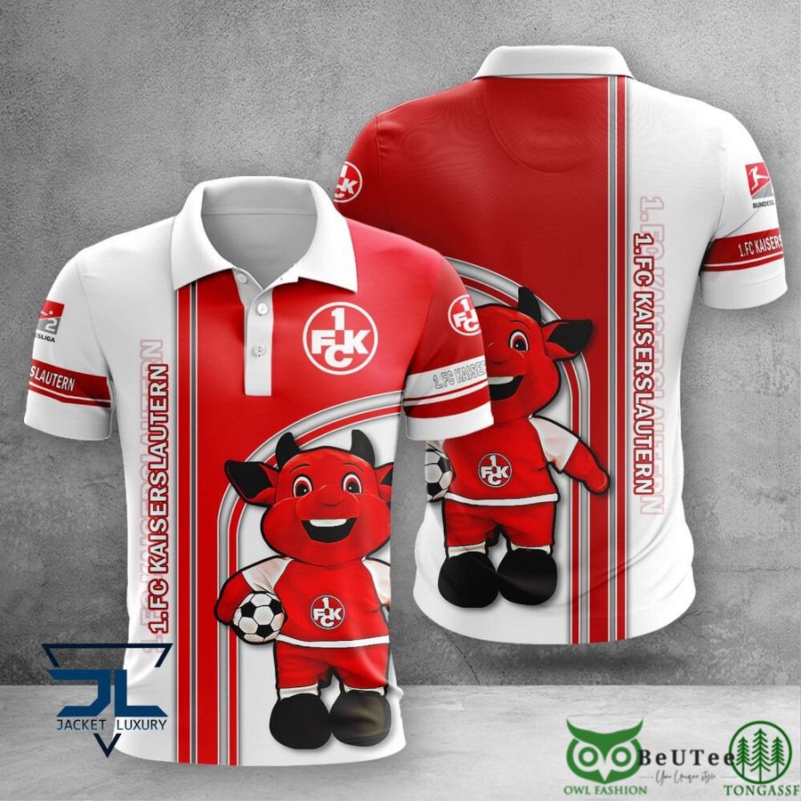 1. FC Kaiserslautern Bundesliga 3D Printed Polo T-shirt