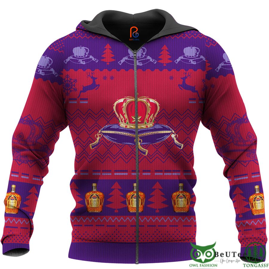 49 Crown Royal Ugly Pattern 3D Hoodie Tshirt Sweatshirt