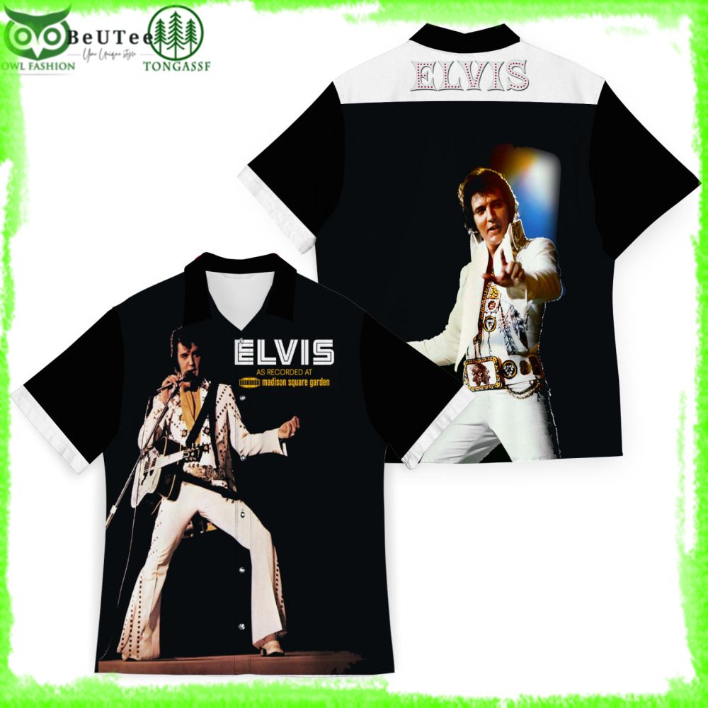 28 Elvis Presley As Recorded at Madison Square Garden Hawaiian shirt