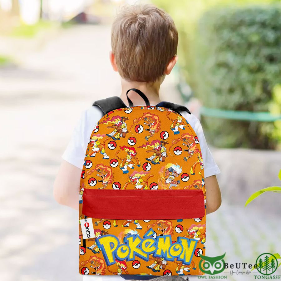 82 Infernape Backpack Custom Pokemon Anime Bag Gifts Ideas for Otaku Grat Gift