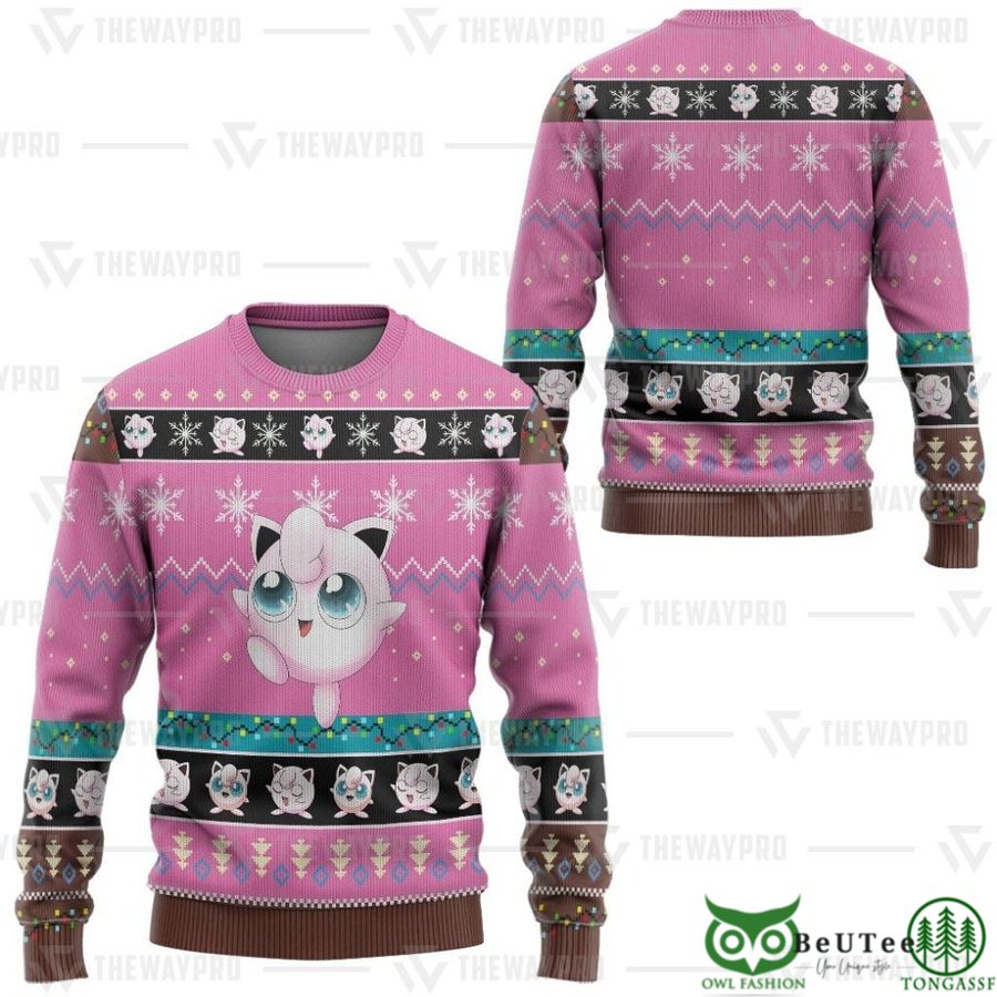 66 Jigglypuff Custom Imitation Knitted Sweatshirt