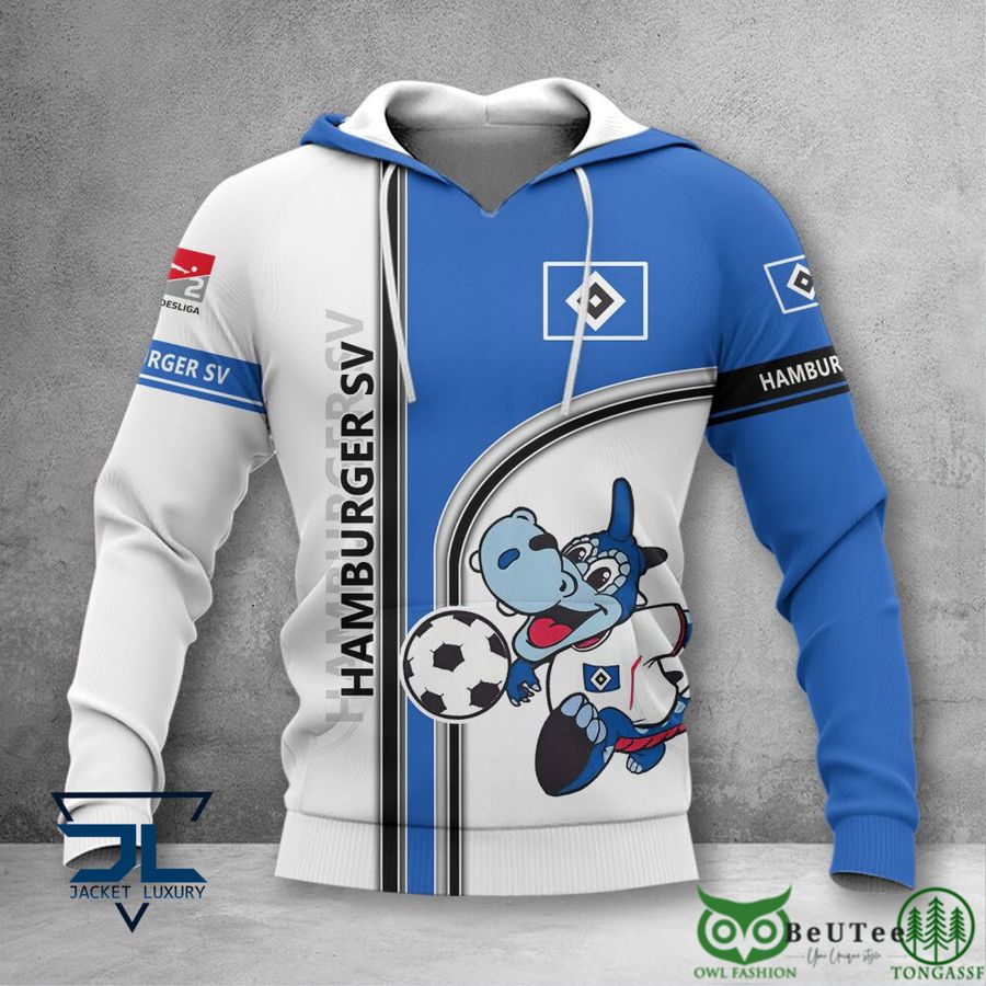 192 Hamburger SV Bundesliga 3D Printed Polo T shirt