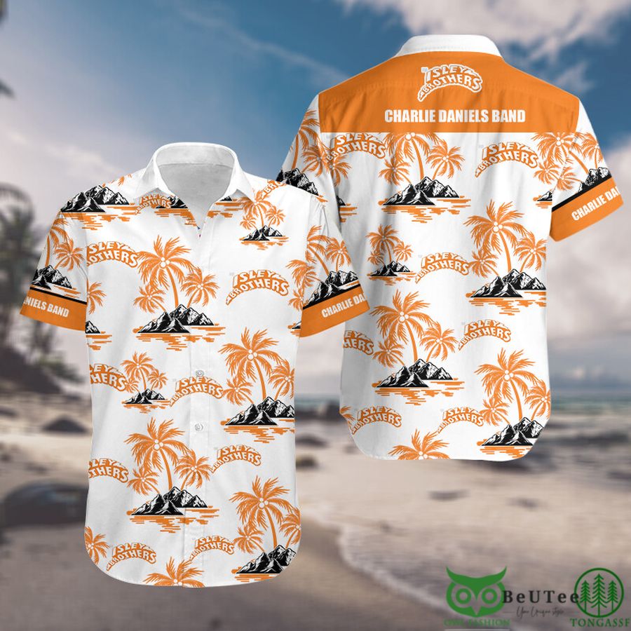 12 The Isley Brothers Palm Tree Hawaiian shirt Rock