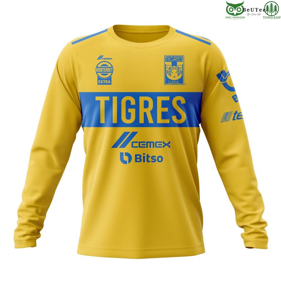 304 LIGA MX Tiger UANL Home Kits 3D Hoodie T shirt
