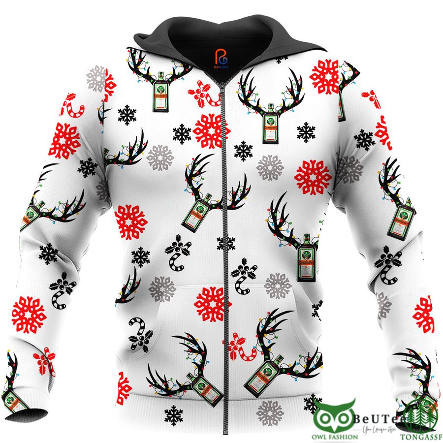 163 Jagermeister Liqueur Christmas 3D Hoodie Tshirt Sweatshirt