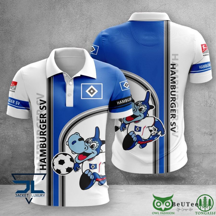 191 Hamburger SV Bundesliga 3D Printed Polo T shirt