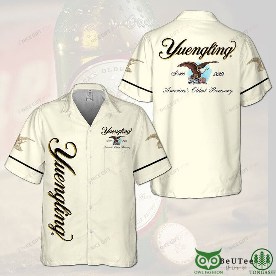 48 Yuengling Basic Beige Hawaiian Shirt