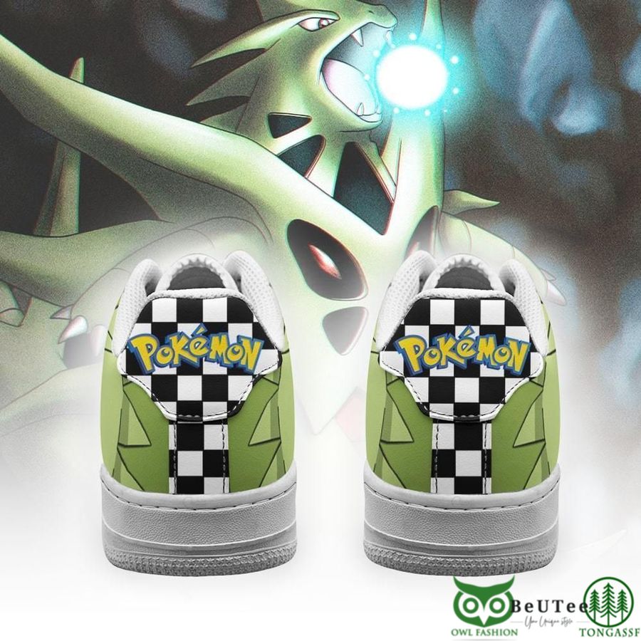 40 Poke Tyranitar Air Sneakers Checkerboard Pokemon NAF Shoes