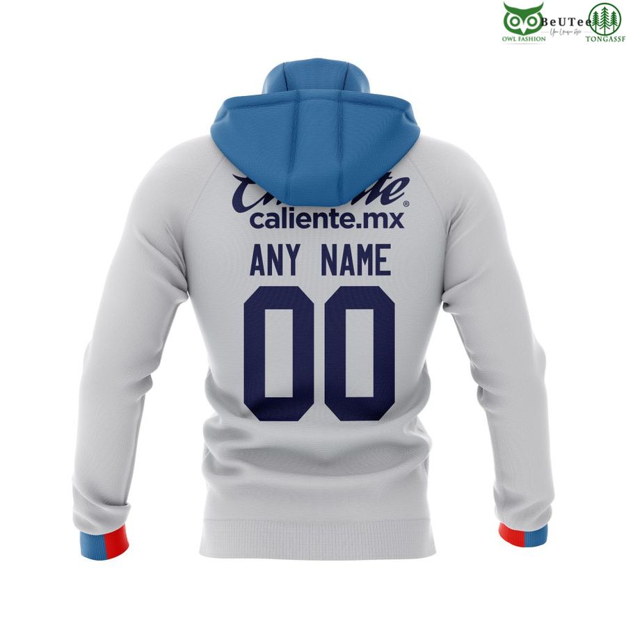 209 LIGA MX CRUZ AZUL Away Kits 3D Hoodie T shirt