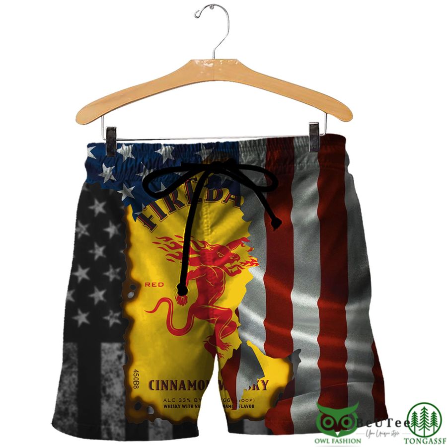 81 Fireball American Flag 3D Hoodie Tshirt Sweatshirt