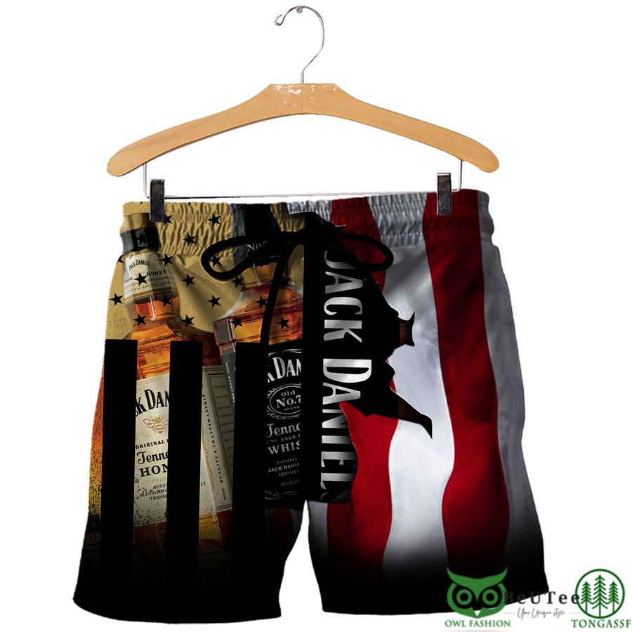 7 American Flag Jack Daniels 3D Hoodie Tshirt Sweatshirt