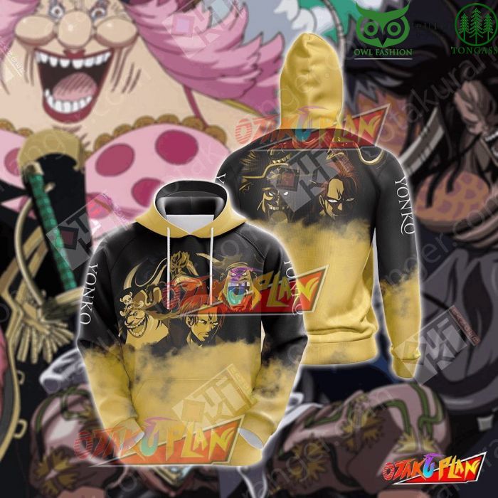 One Piece Old Yonko 3D Hoodie