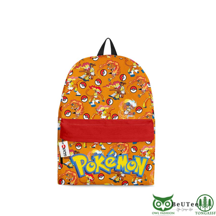 Infernape Backpack Custom Pokemon Anime Bag Gifts Ideas for Otaku Grat Gift