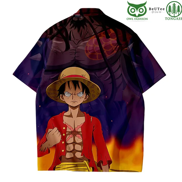 37 Kaido Luffy Hawaiian shirt One Piece