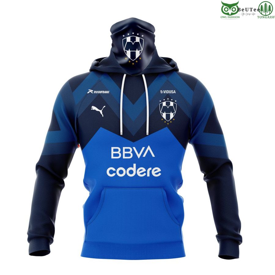 45 LIGA MX C.F. Monterrey Away Kits 3D Hoodie T shirt