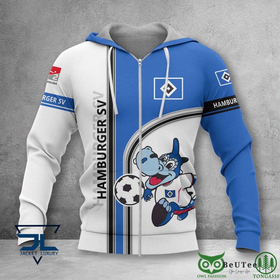 193 Hamburger SV Bundesliga 3D Printed Polo T shirt