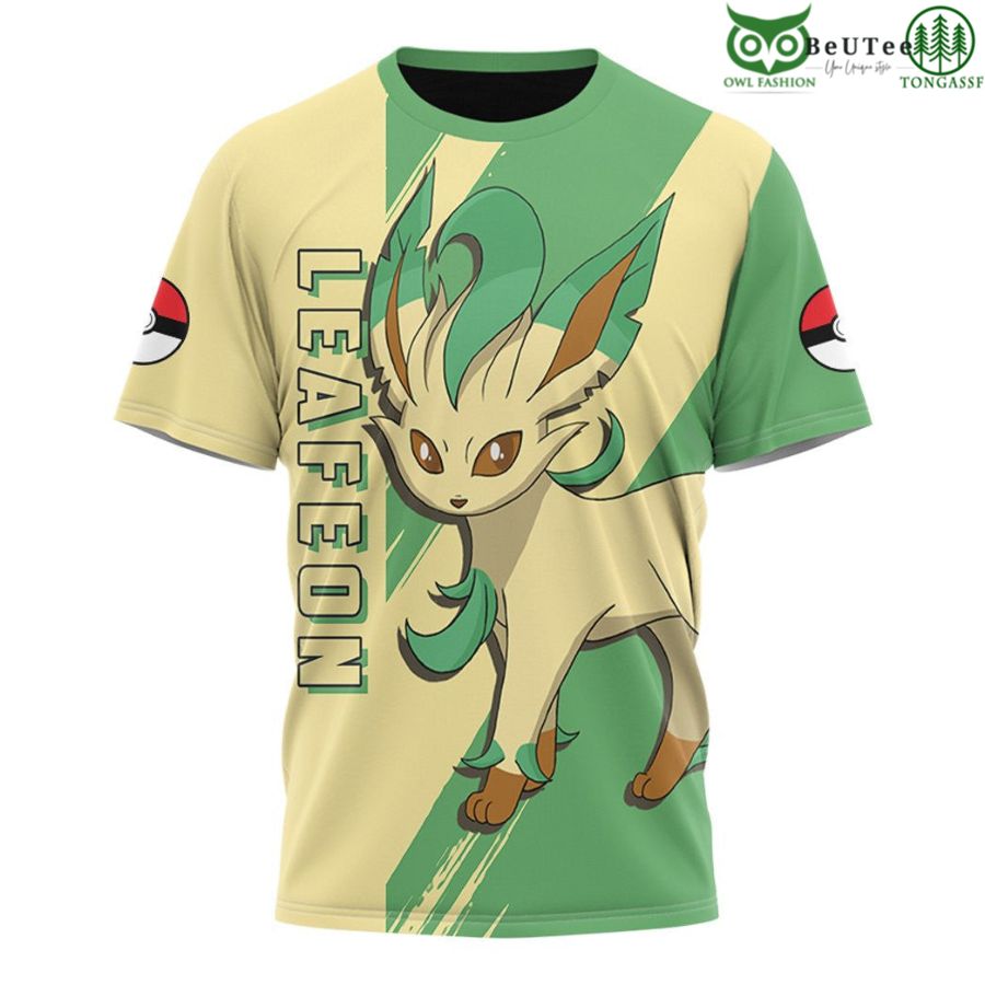 17 Leafeon T Shirt Apparel Pokemon