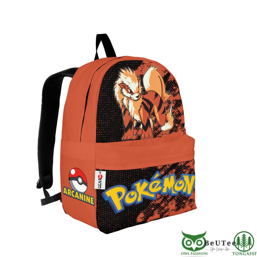 27 Arcanine Backpack Custom Anime Pokemon Bag Gifts for Otaku