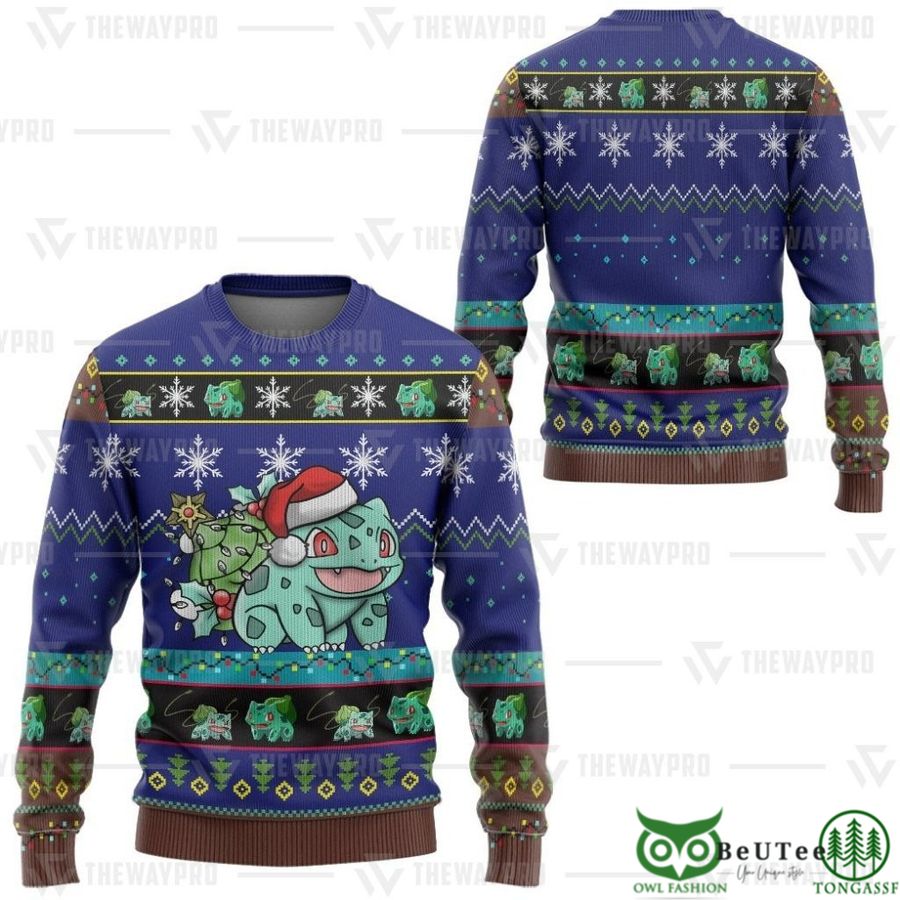 86 Bulbasaur Custom Imitation Knitted Sweatshirt