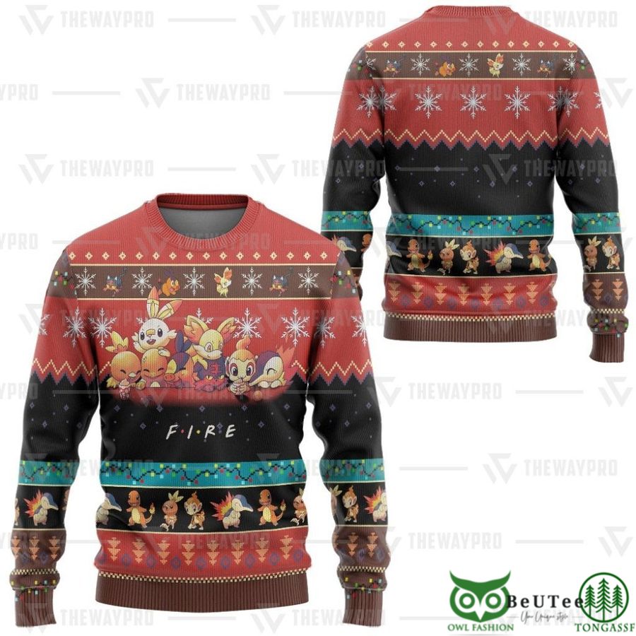 115 Fire Custom Imitation Knitted Sweatshirt