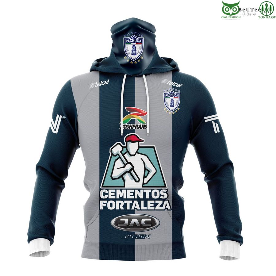 72 LIGA MX C.F. Pachuca Home Kits 3D Hoodie T shirt