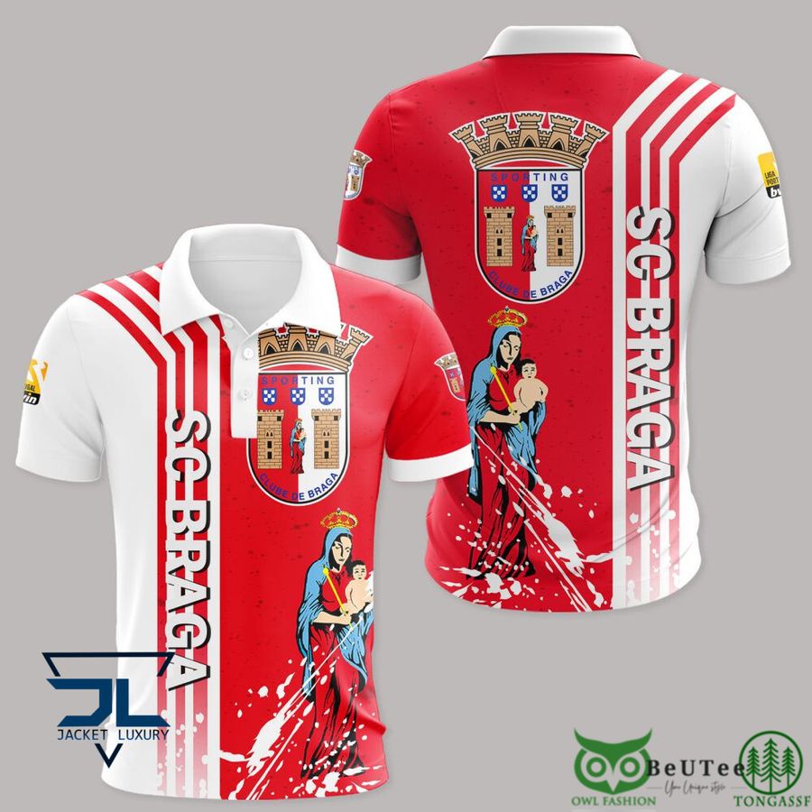 24 SC Braga Liga Portugal 3D Hoodie Tshirt Polo