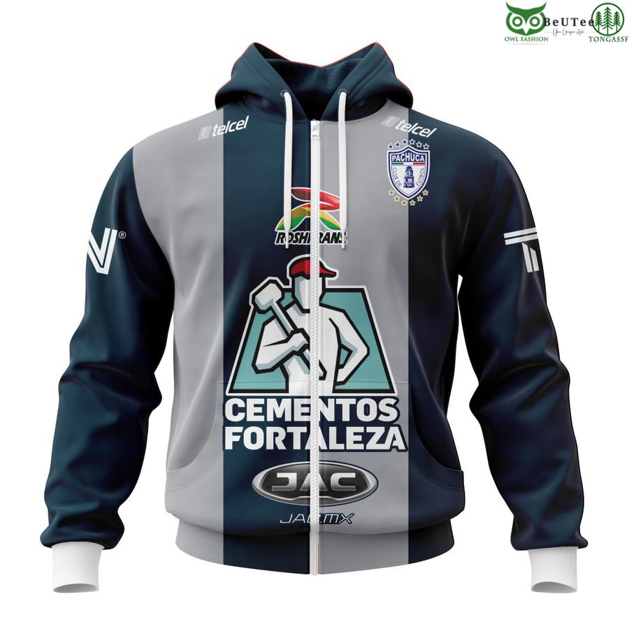 70 LIGA MX C.F. Pachuca Home Kits 3D Hoodie T shirt