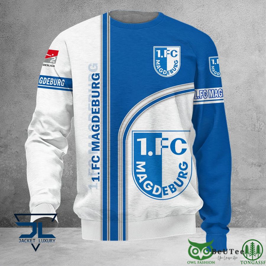 95 1. FC Magdeburg Bundesliga 3D Printed Polo T shirt