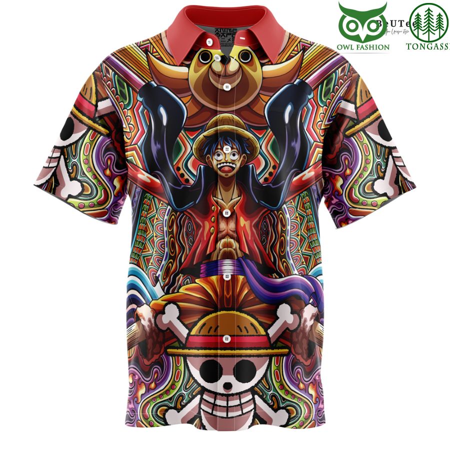Trippy Monkey D. Luffy One Piece Hawaiian shirt