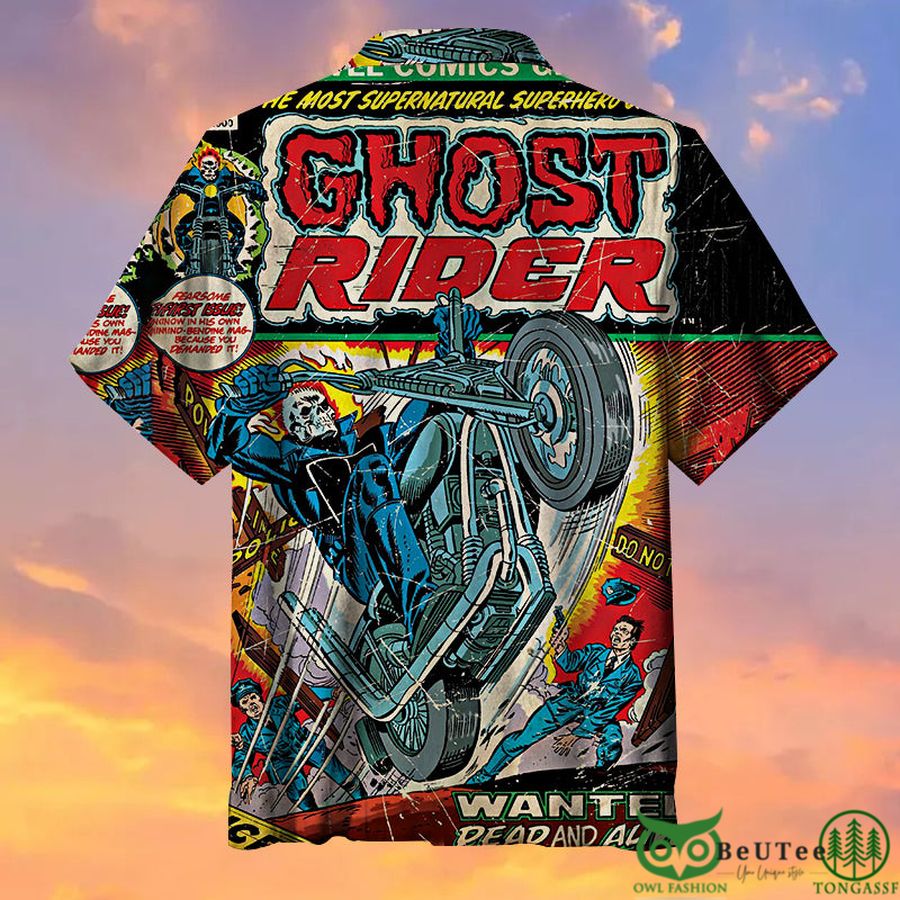 41 Ghost Rider Universal Hawaiian Shirt