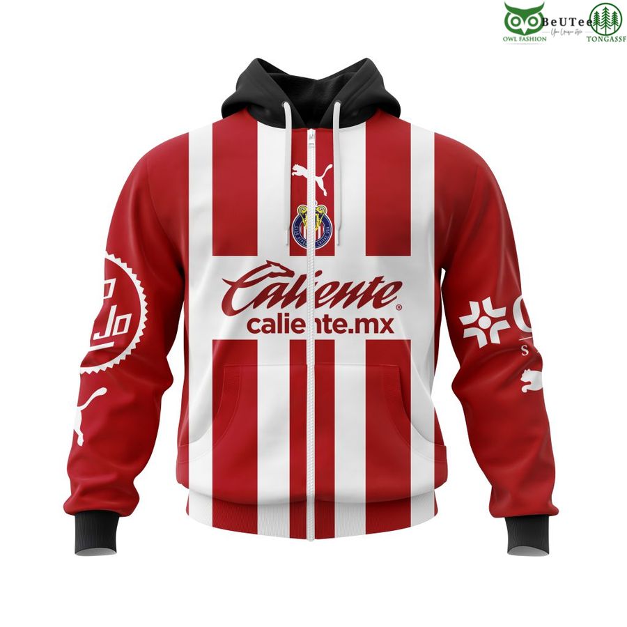 90 LIGA MX Chivas Guadalajara Home Kits 3D Hoodie T shirt