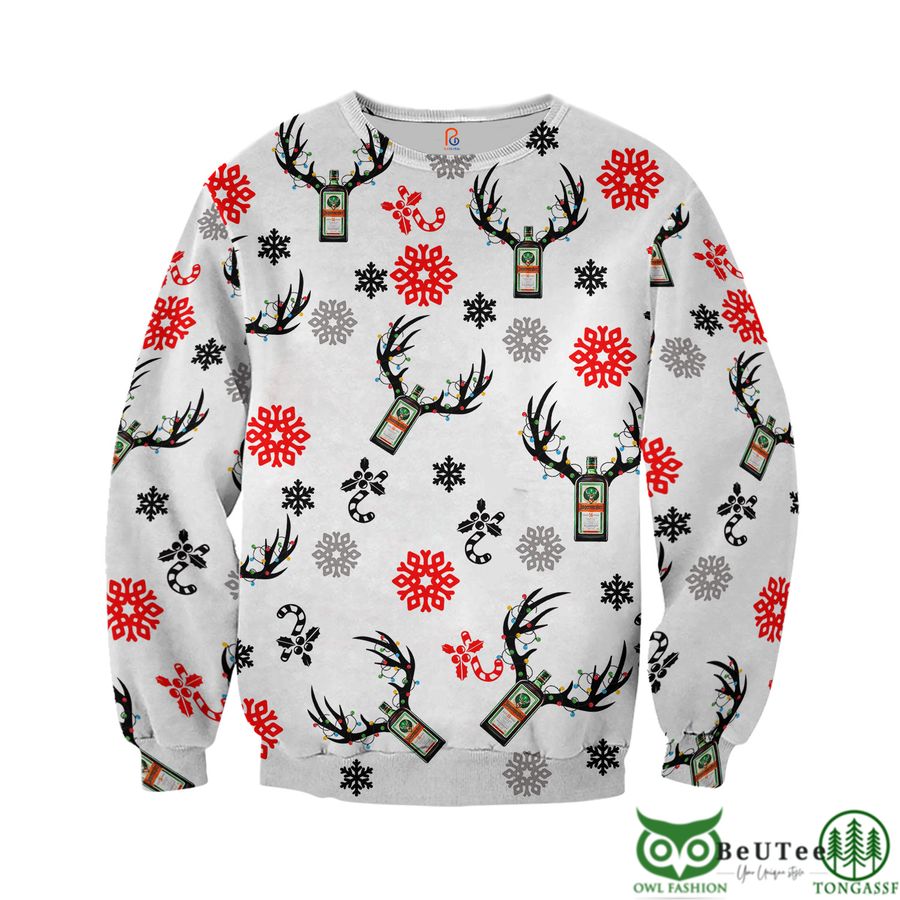 161 Jagermeister Liqueur Christmas 3D Hoodie Tshirt Sweatshirt