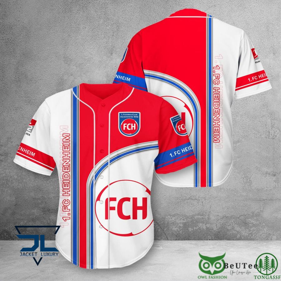 133 1. FC Heidenheim Bundesliga 3D Printed Polo T shirt