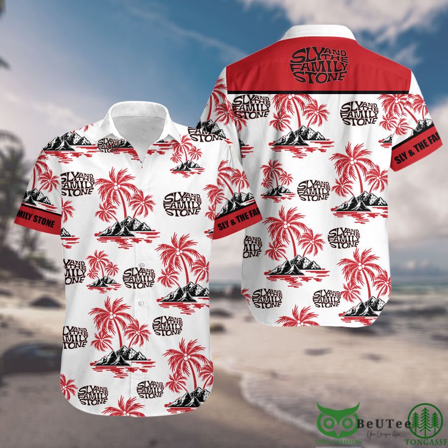 Sly and the Family Stone Palm Tree Hawaiian shirt Rock