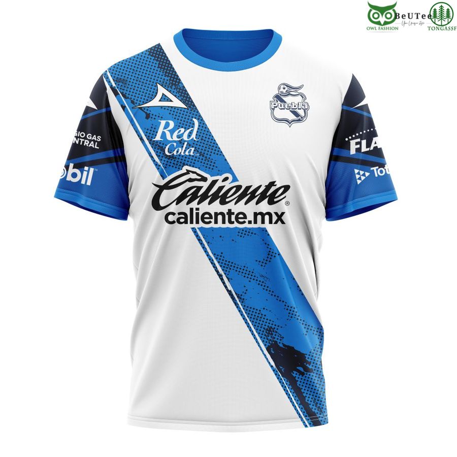 174 LIGA MX Club Puebla Home Kits 3D Hoodie T shirt