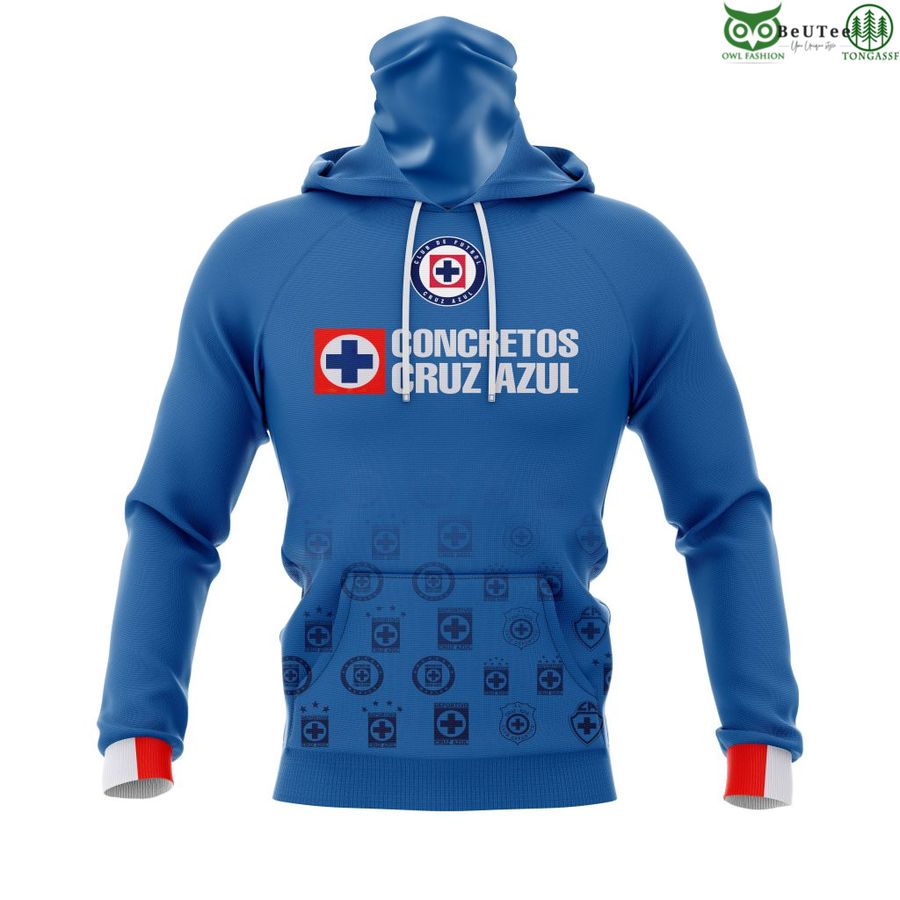 217 LIGA MX CRUZ AZUL Home Kits 3D Hoodie T shirt