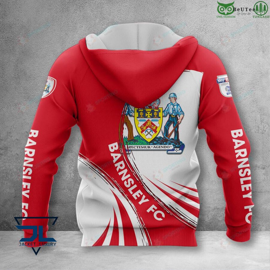 135 Barnsley F.C 3D Polo T Shirt Hoodie