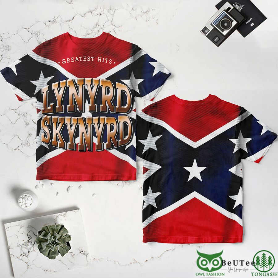 LYNYRD SKYNYRD Greatest Hits ROCK 3D T-shirt